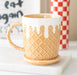 Novelty Waffle Mug and Coaster Set