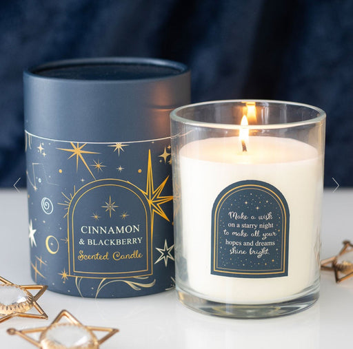 Starry Night Cinnamon & Blackberry Candle