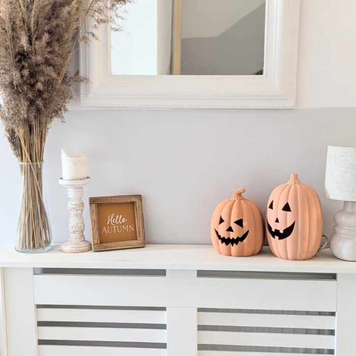 23cm Terracotta Pumpkin Ornament