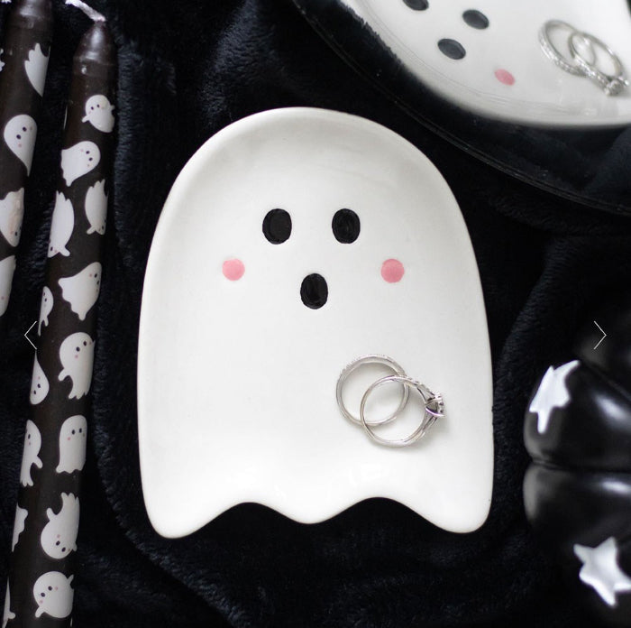 Sweet Ghost Shaped Ceramic Dish