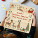 Personalised Santa & Reindeer Wooden Christmas Eve Box