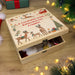 Personalised Santa & Reindeer Wooden Christmas Eve Box