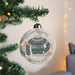 Personalised Cosy Jumper Christmas Glass Bauble