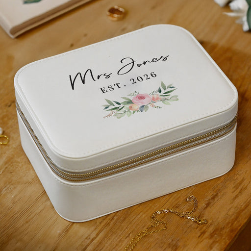Personalised Bridal Party Travel Jewellery Box