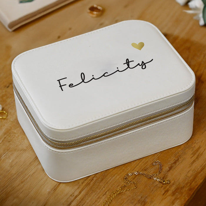 Personalised Travel Jewellery Box