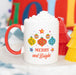 Merry and Bright Bauble Christmas Mug