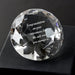 Engraved Crystal Diamond Paperweight
