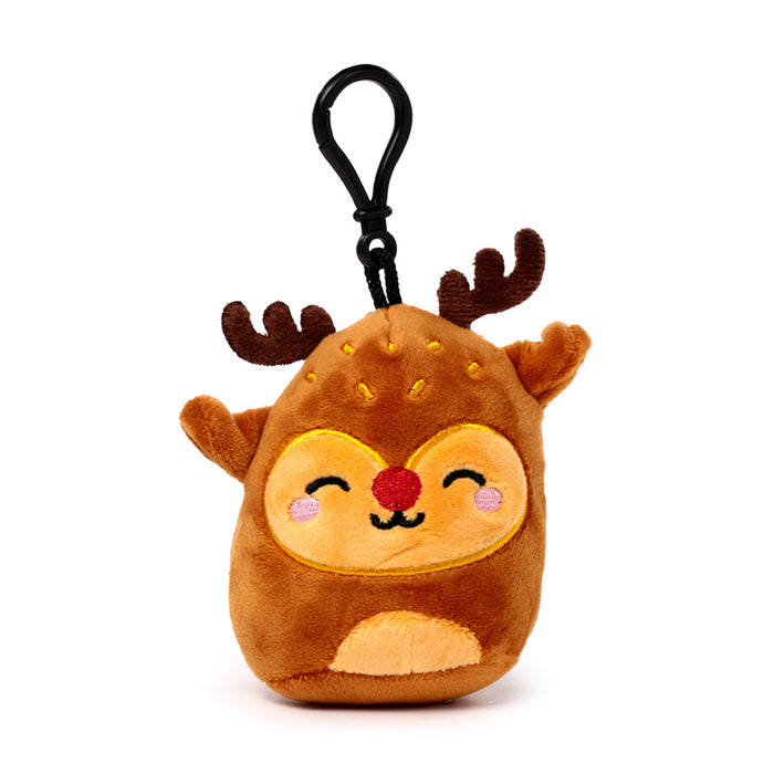 Squidglys Christmas Reindeer Plush Keyring