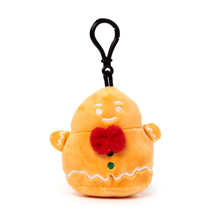 Squidglys Christmas Gingerbread Plush Keyring