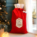 Personalised Luxury Pom Pom Christmas Sack - Special Delivery
