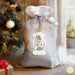 Personalised Silver Grey Christmas Sack - Gonk