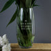 Personalised Any Message Bold Font Glass Vase