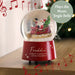 Personalised Musical Santa Globe Christmas Decoration