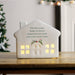 Personalised Christmas LED Light Up Ceramic House Decoration