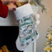 Personalised Silver Grey Christmas Stocking - The Snowman & the Snowdog