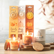 Autumn Decor Warm Vanilla Autumn Candle
