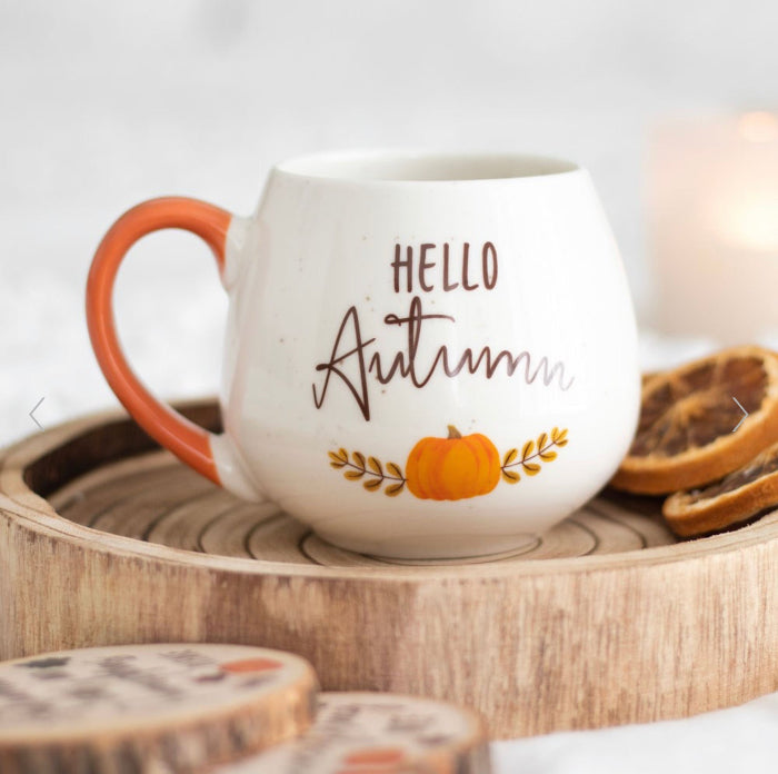 Autumn Decor Hello Autumn Rounded Mug