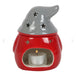 Red and Grey Christmas Gonk Oil Burner