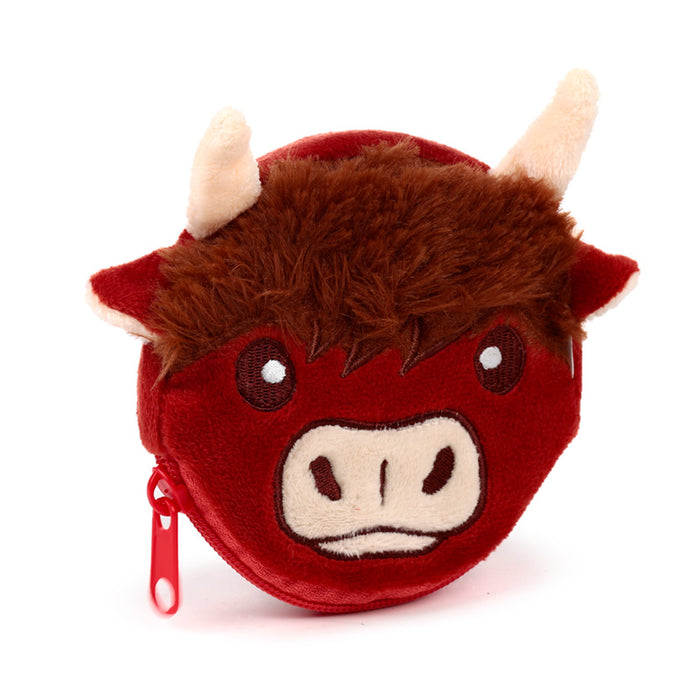 Highland Cow Mini Change Purse