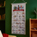 Personalised Silver Fabric Advent Calendars With Pocket - Nutcracker