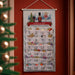Personalised Silver Fabric Advent Calendars With Pocket - Nutcracker