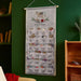 Personalised Silver Fabric Advent Calendar With Pocket - Rocking Horse