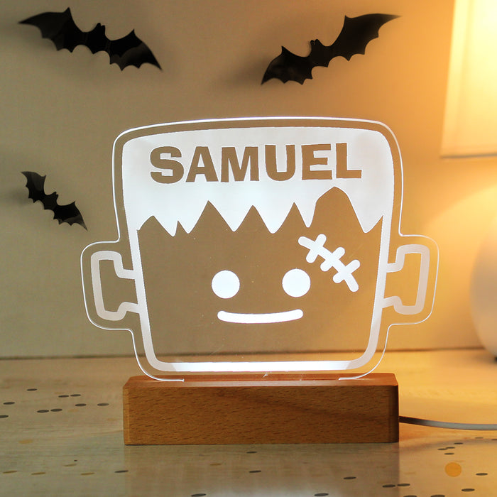 Personalised Frankenstein Halloween LED Light