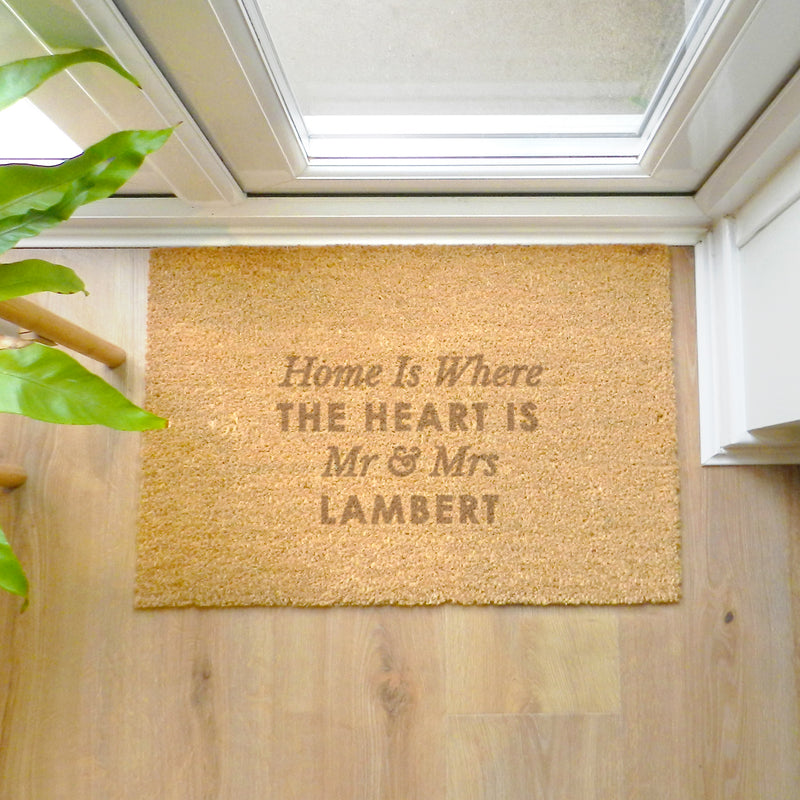 Personalised Custom Rectangle Coir Doormat