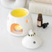 Whimsical White Beehive Oil Burner