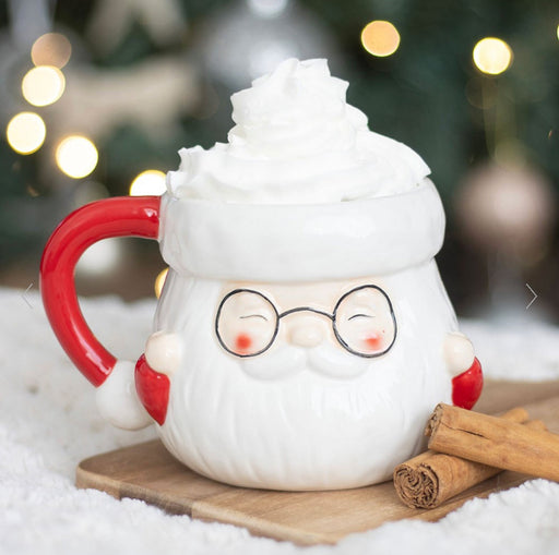 Novelty Santa Claus Shaped Mug