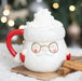 Novelty Santa Claus Shaped Mug