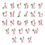 Personalised Children’s Initial Robin Christmas Bauble
