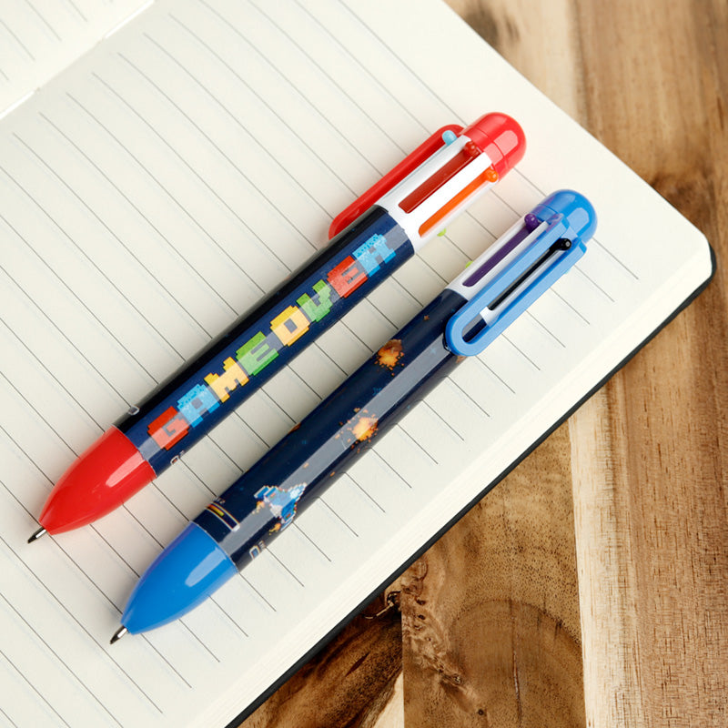 Game Roster Pen Game Over Multi Colour Pen