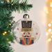 Personalised Nutcracker Christmas Glass Bauble