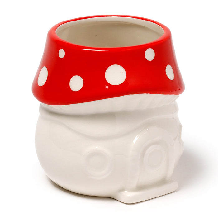 Fairy Toadstool House Ceramic Garden Planter Plant Pot