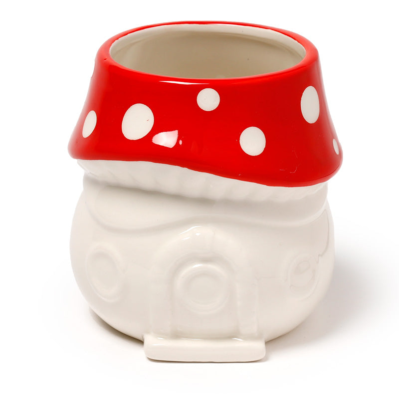Fairy Toadstool House Ceramic Garden Planter Plant Pot