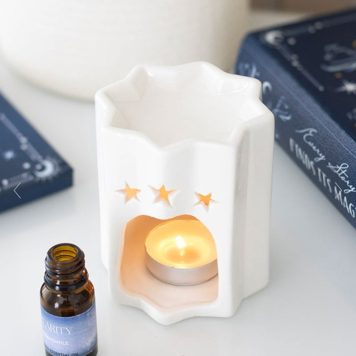 White Star Oil Burner - Celestial Decor