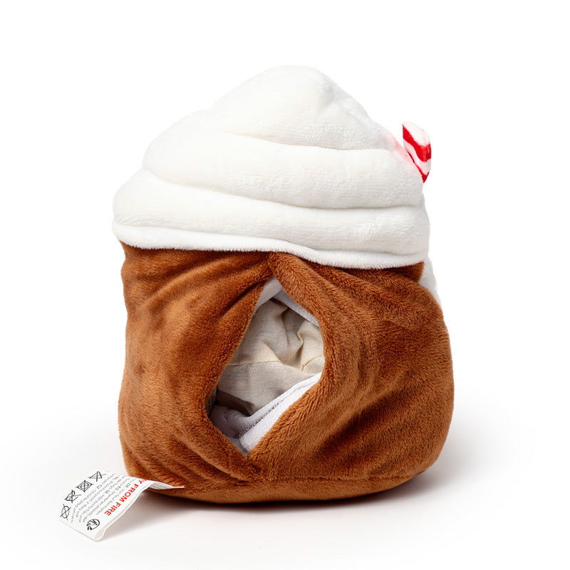Spiced Latte Foodiemals Microwavable Plush Lavender Heat Pack