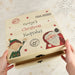 Personalised Santa & Elf Wooden Christmas Eve Box