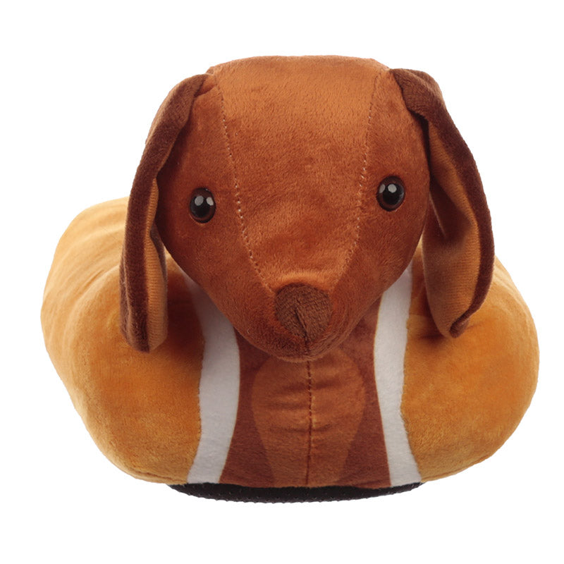 Fast Food Sausage Dog Slippers