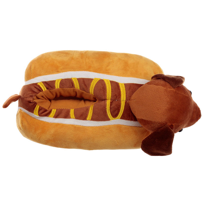 Fast Food Sausage Dog Slippers