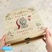 Personalised Tiny Tatty Teddy Wooden Christmas Eve Box