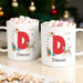 Personalised Kid’s Initial Reindeer Christmas Plastic Mug