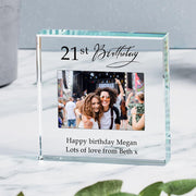 Birthday Photo Gift Plaque - Any Age