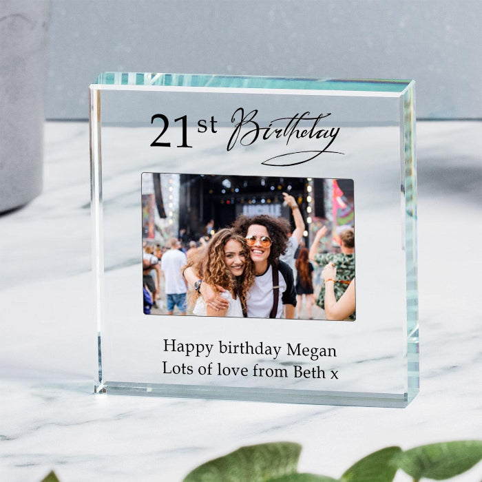 Birthday Photo Gift Plaque - Any Age