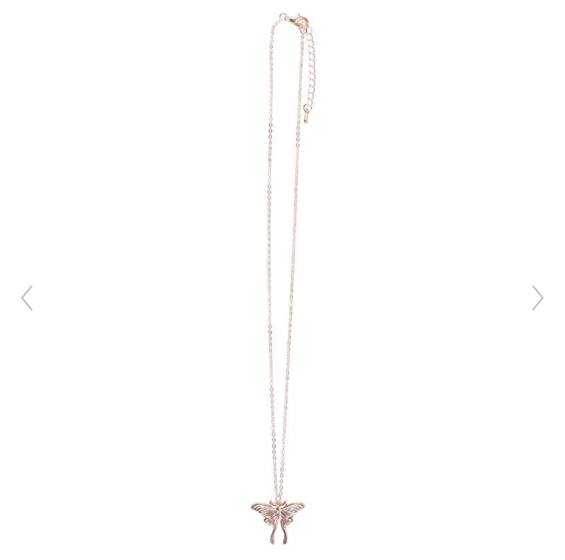 Luna Moth Pendant Necklace
