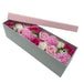 Exquisite Soap Flower Bouquet Long Gift Box - Baby Blessings - Pinks