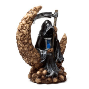 The Reaper of Death LED Moon of Skulls Ornament 