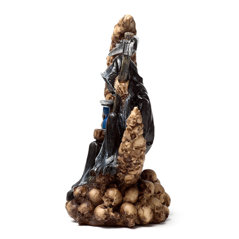 The Reaper of Death LED Moon of Skulls Ornament 
