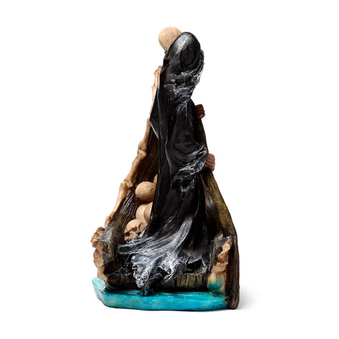 The Reaper of Death LED Boat of Skulls Ornament 
